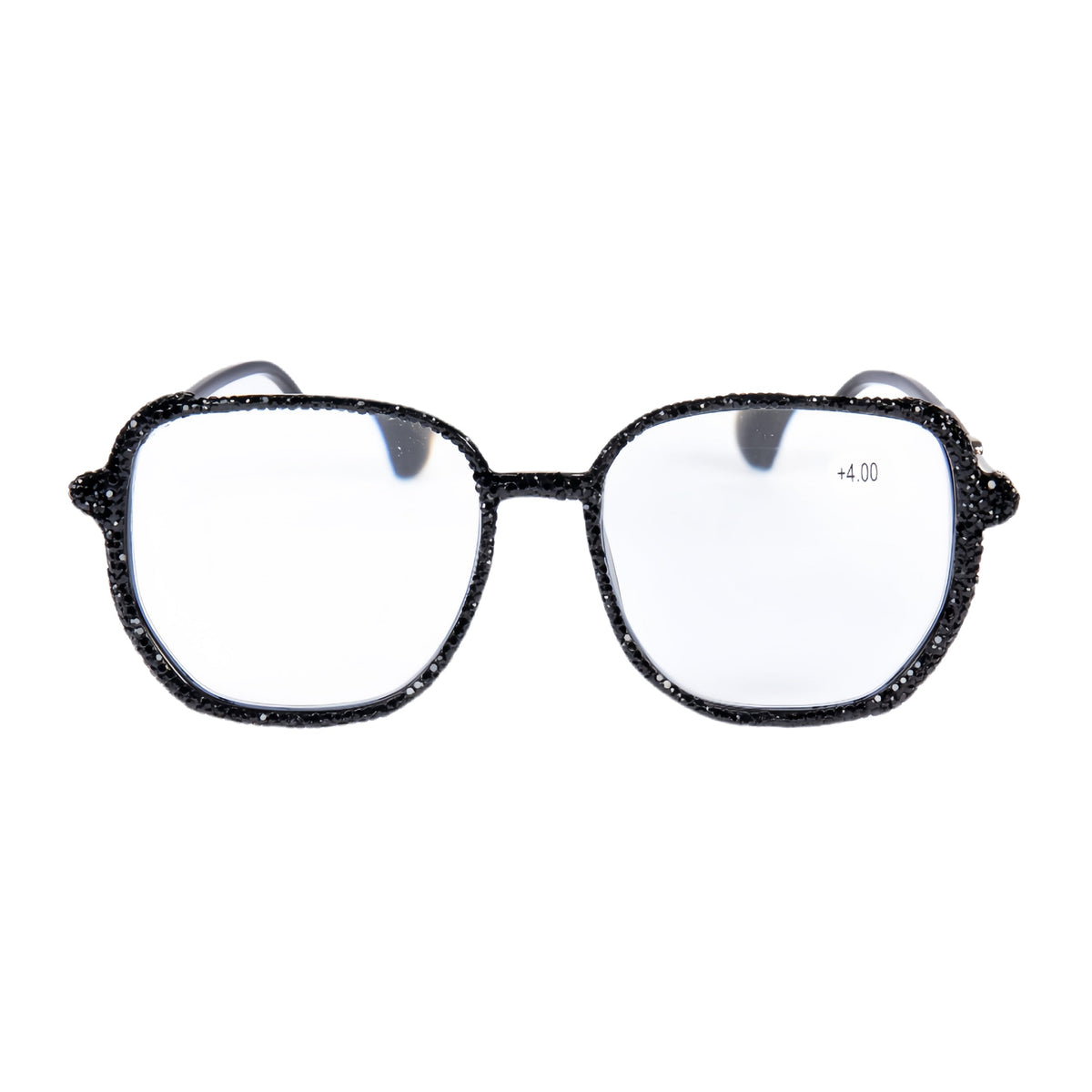 Handmade Rhinestone Square Reader Glasses G0468