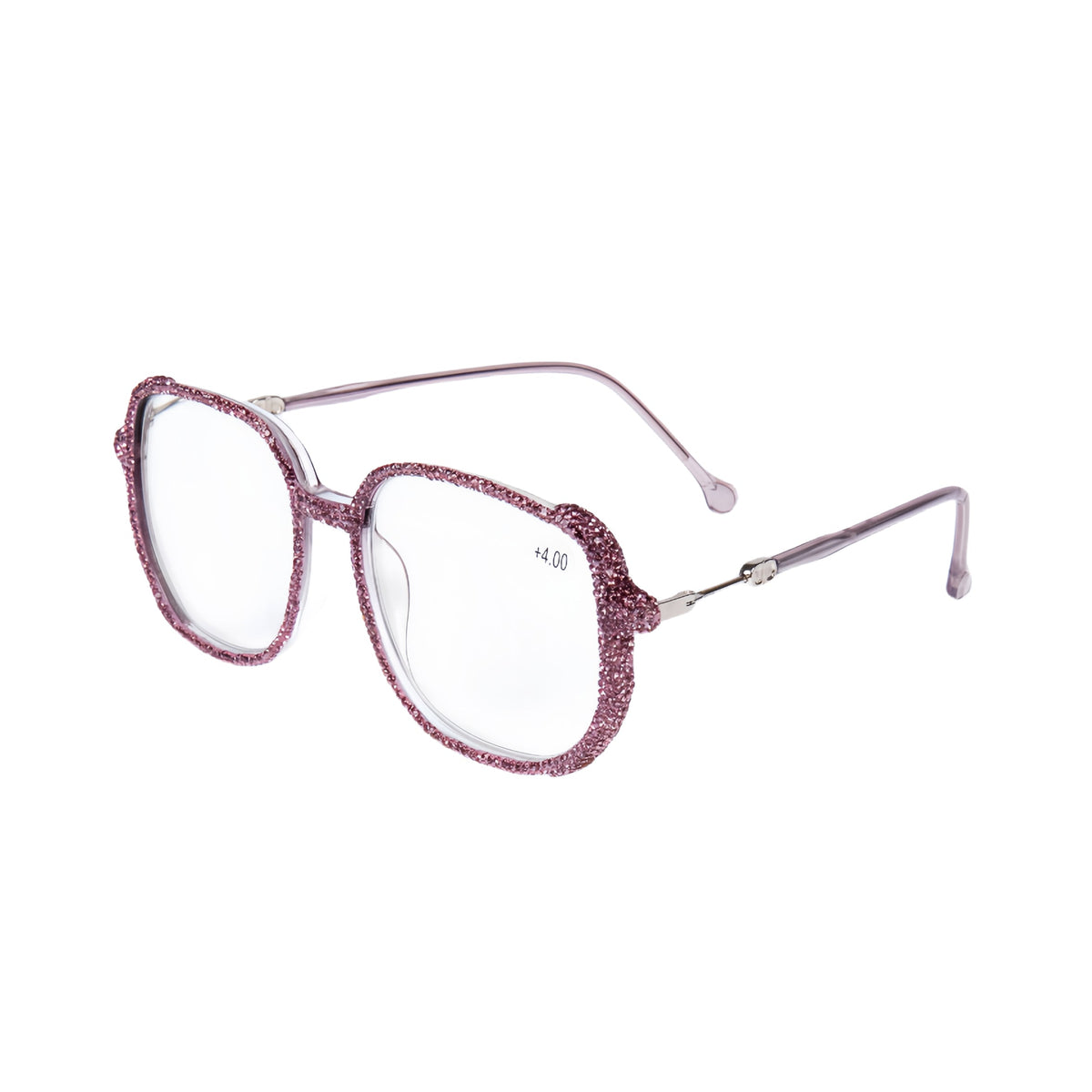 Handmade Rhinestone Square Reader Glasses G0468