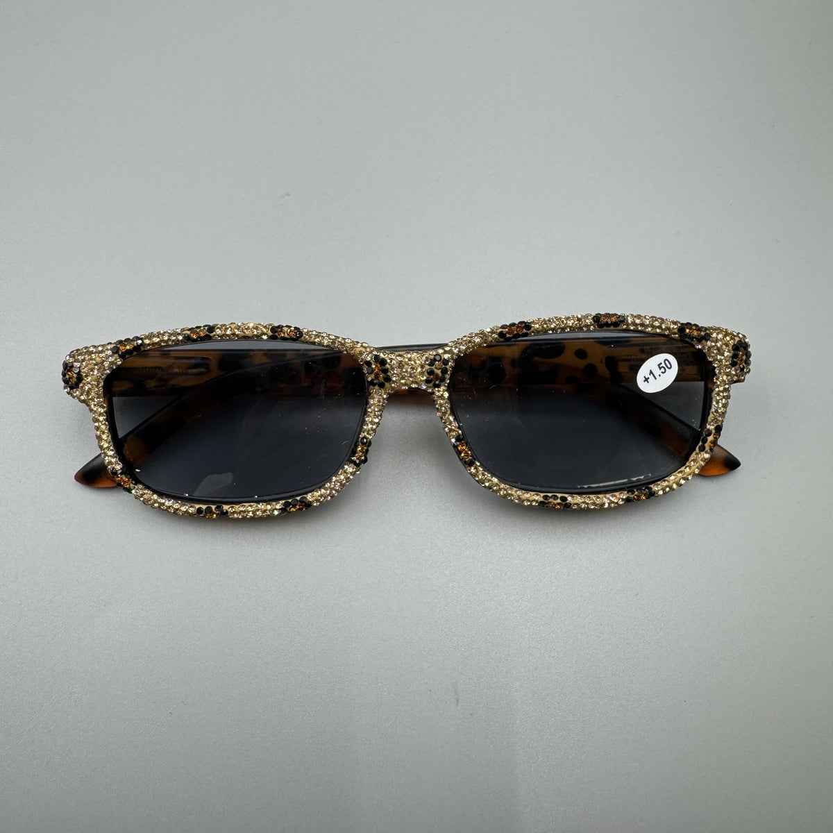 Handmade Rhinestone Square Sunglasses G0469