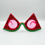 Handmade Rhinestone Watermelon Summer Party Sunglasses G0477