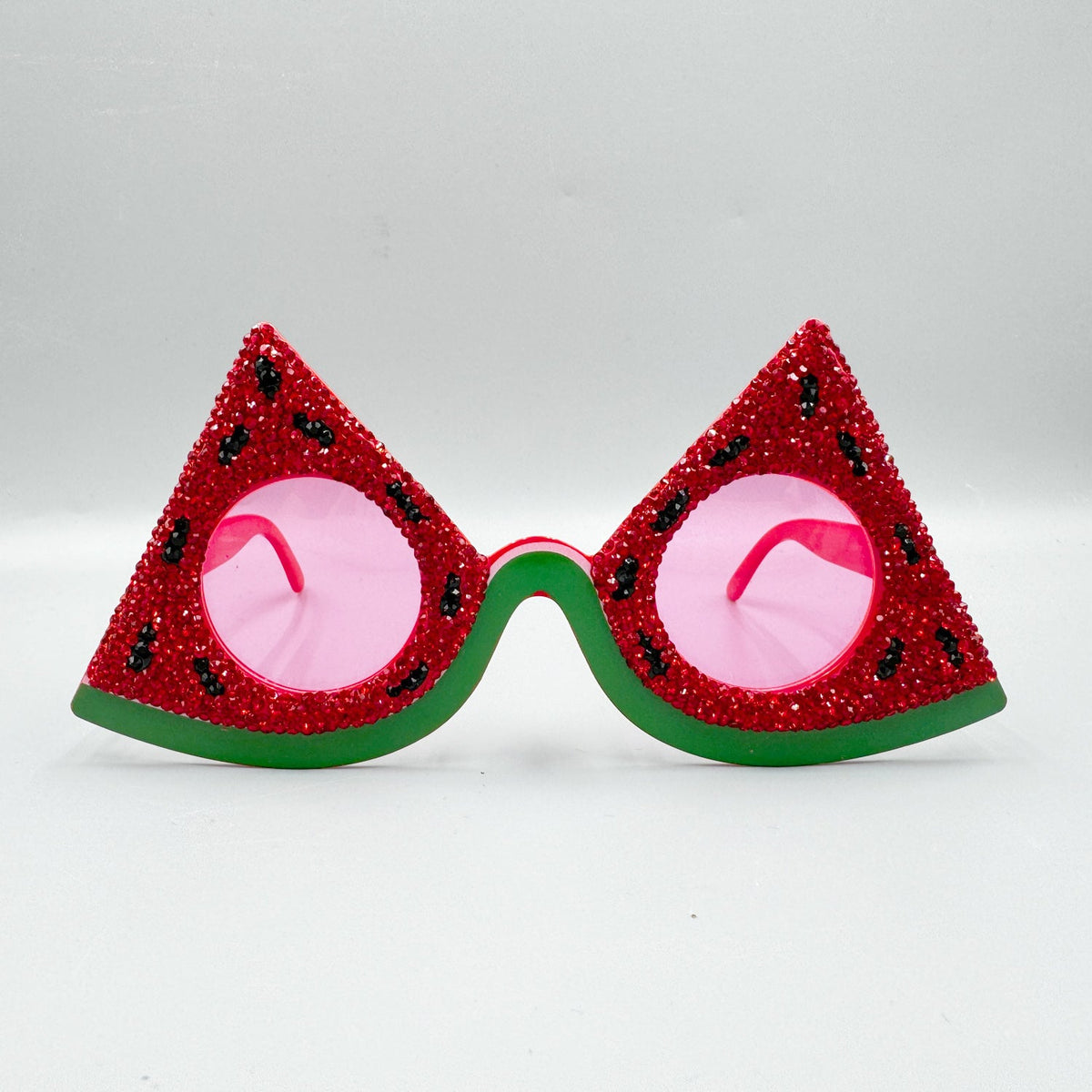Handmade Rhinestone Watermelon Summer Party Sunglasses G0477