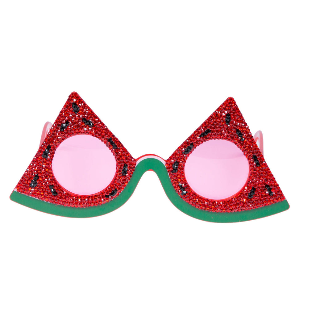 Handmade Rhinestone Watermelon Summer Party Sunglasses G0477