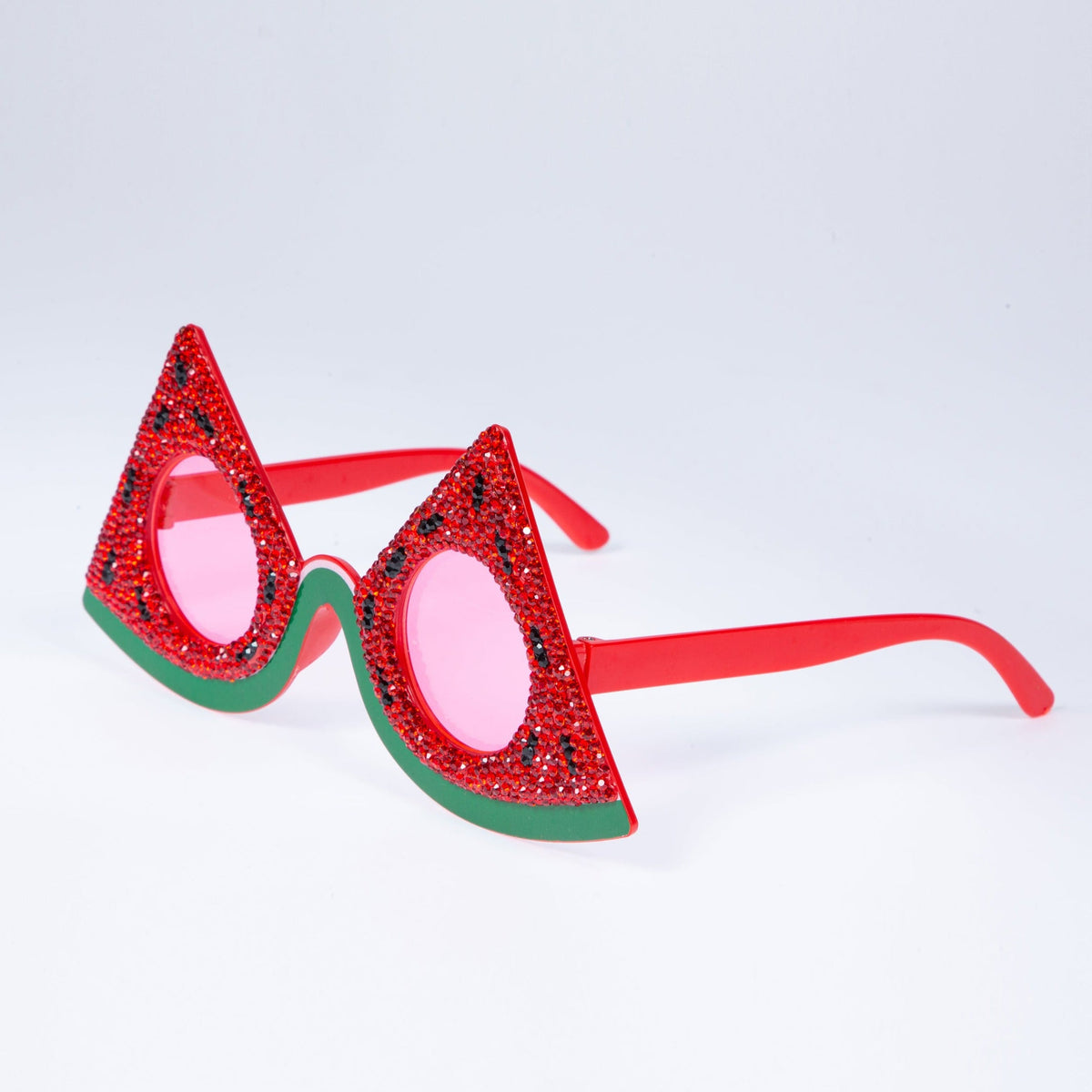 Handmade Rhinestone Watermelon Summer Party Sunglasses G0477