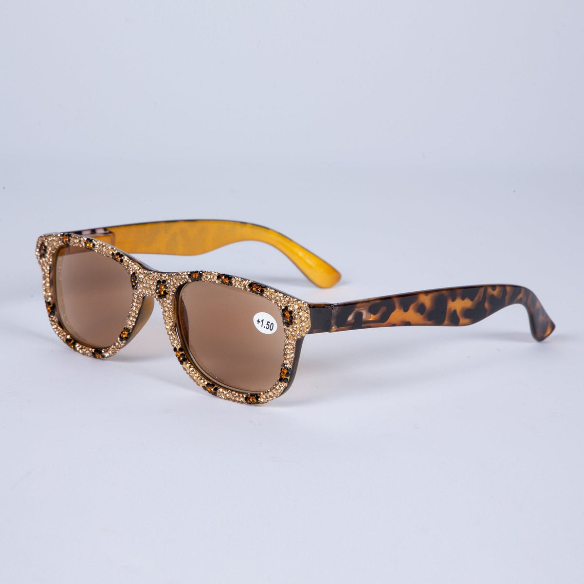 Rhinestone Rectangle Sun Reader G0485