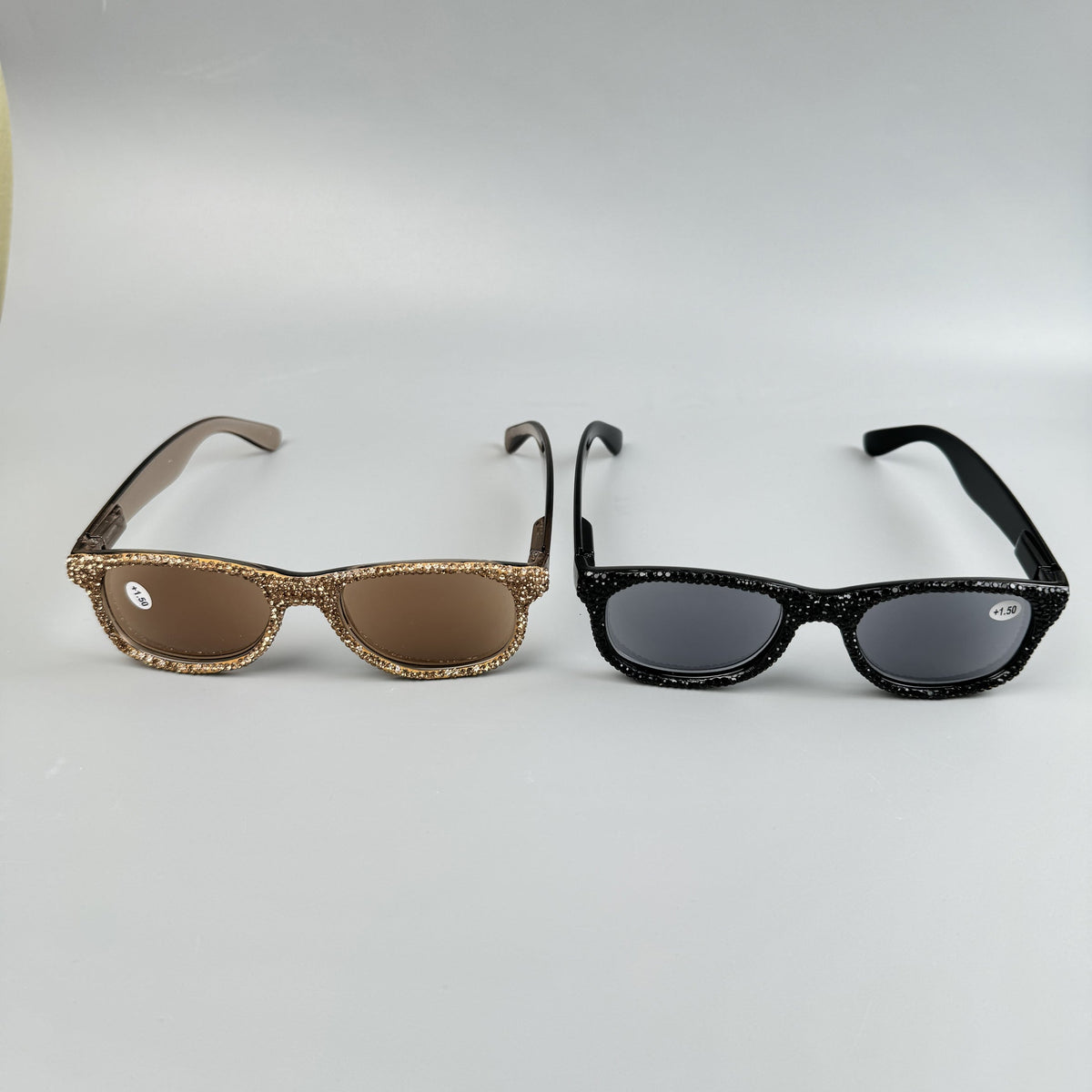 Rhinestone Rectangle Sun Reader G0486