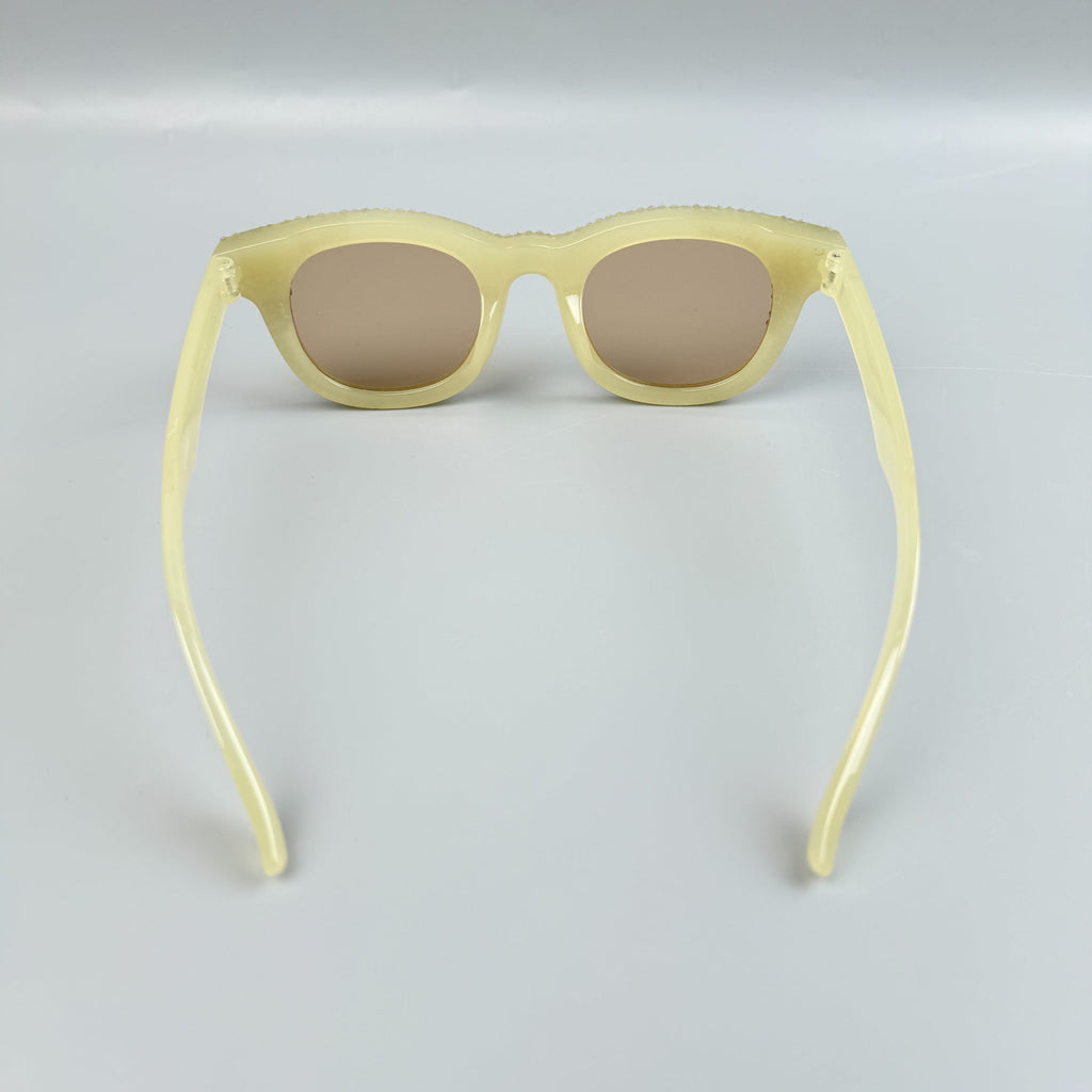 Handmade Rhinestone Round Sunglasses G0487