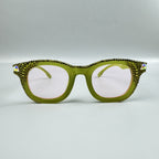 Handmade Rhinestone Round Sunglasses G0487