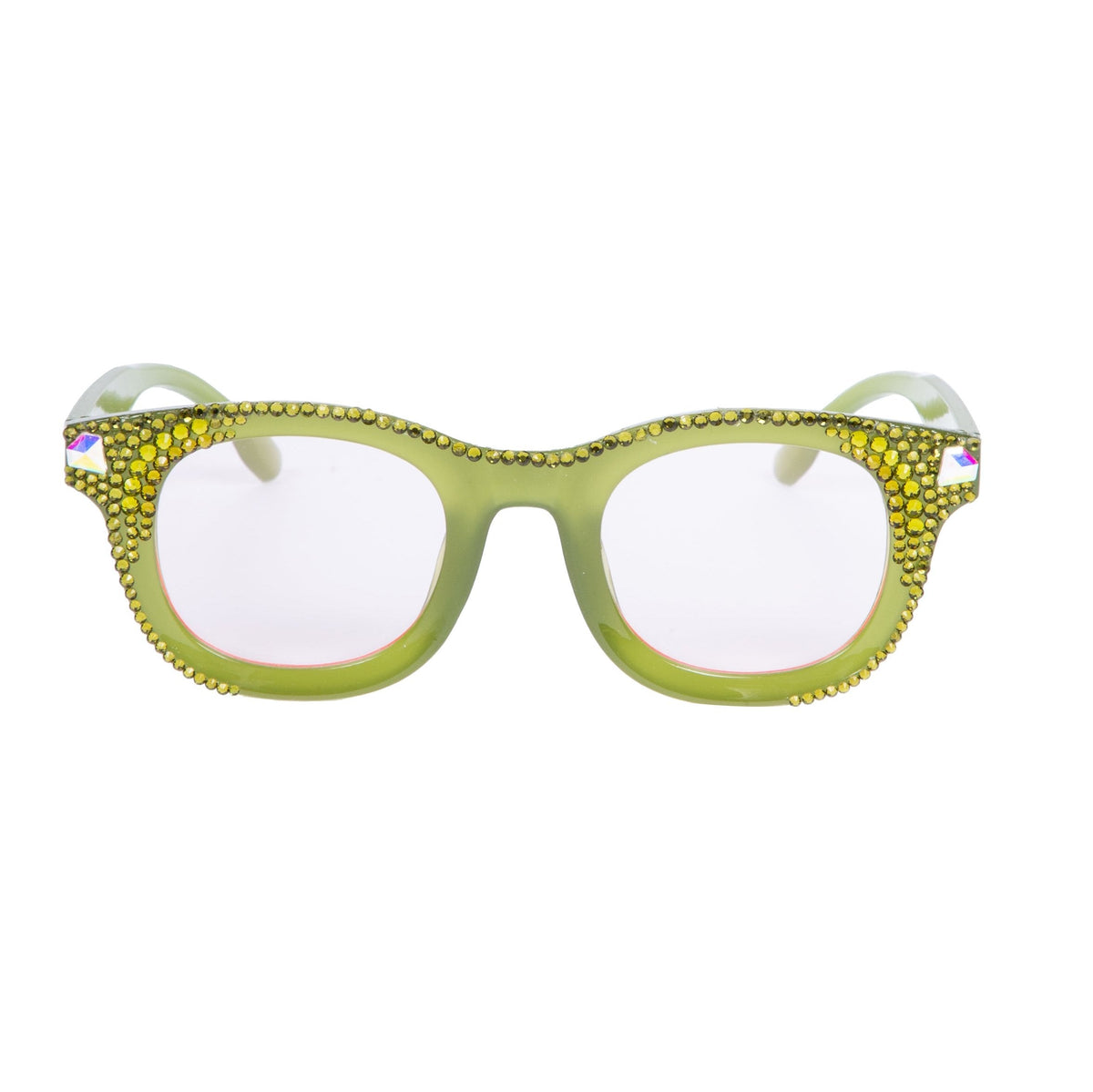 Handmade Rhinestone Round Sunglasses G0487