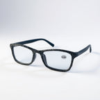 Handmade Rhinestone Rectangle Reader Glasses G0497-Grey - view 2