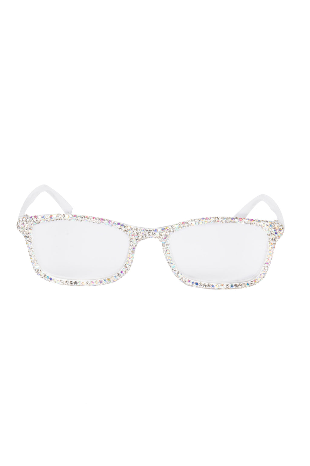 Handmade Rhinestone Rectangle Reader Glasses G0497