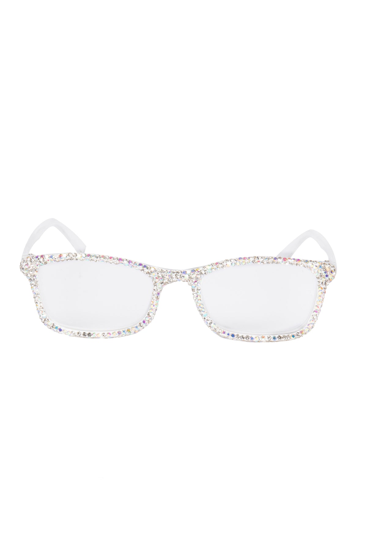 Handmade Rhinestone Rectangle Reader Glasses G0497