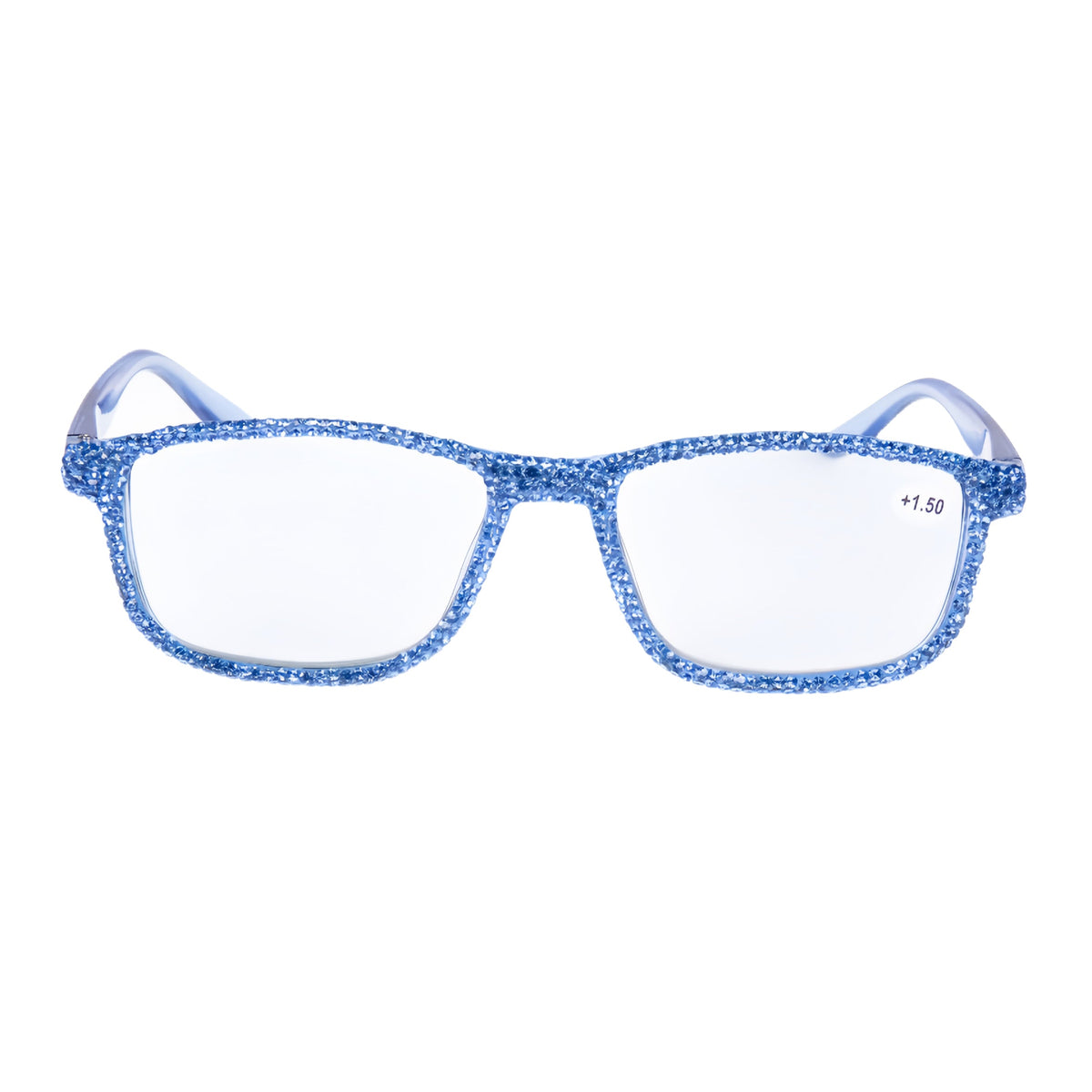 Handmade Rhinestone Rectangle Reader Glasses G0497