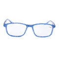Handmade Rhinestone Rectangle Reader Glasses G0497 - Blue