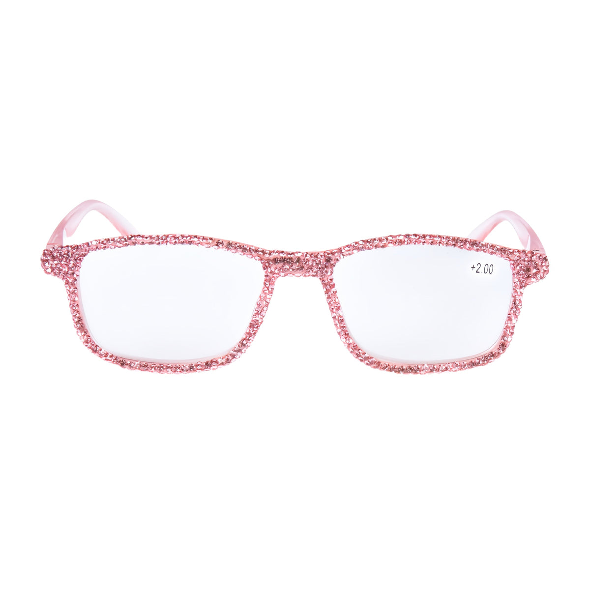 Handmade Rhinestone Rectangle Reader Glasses G0497