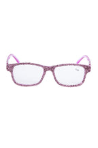 Handmade Rhinestone Rectangle Reader Glasses G0497 - Purple