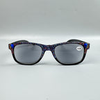 Handmade Rhinestone Square Sun Reader G0501-Black