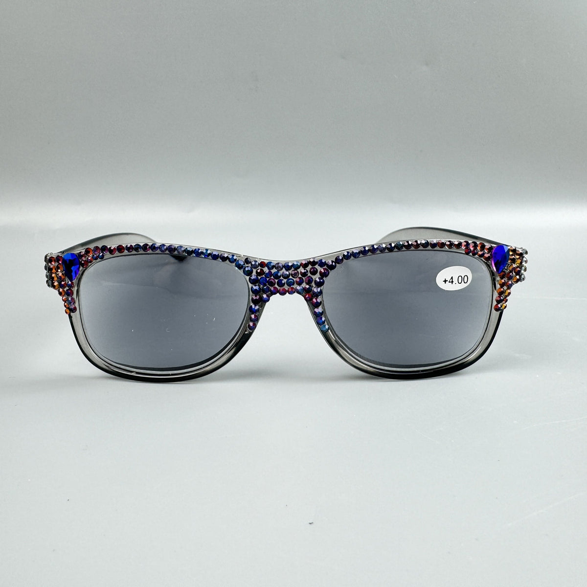 Handmade Rhinestone Square Sun Reader G0501