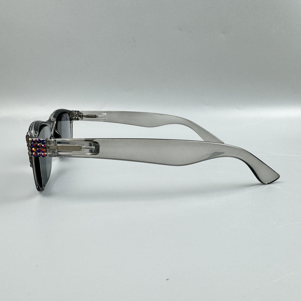 Handmade Rhinestone Square Sun Reader G0501