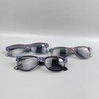 Handmade Rhinestone Square Sun Reader G0501-Black
