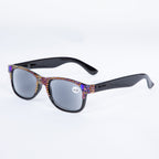 Handmade Rhinestone Square Sun Reader G0501-Black