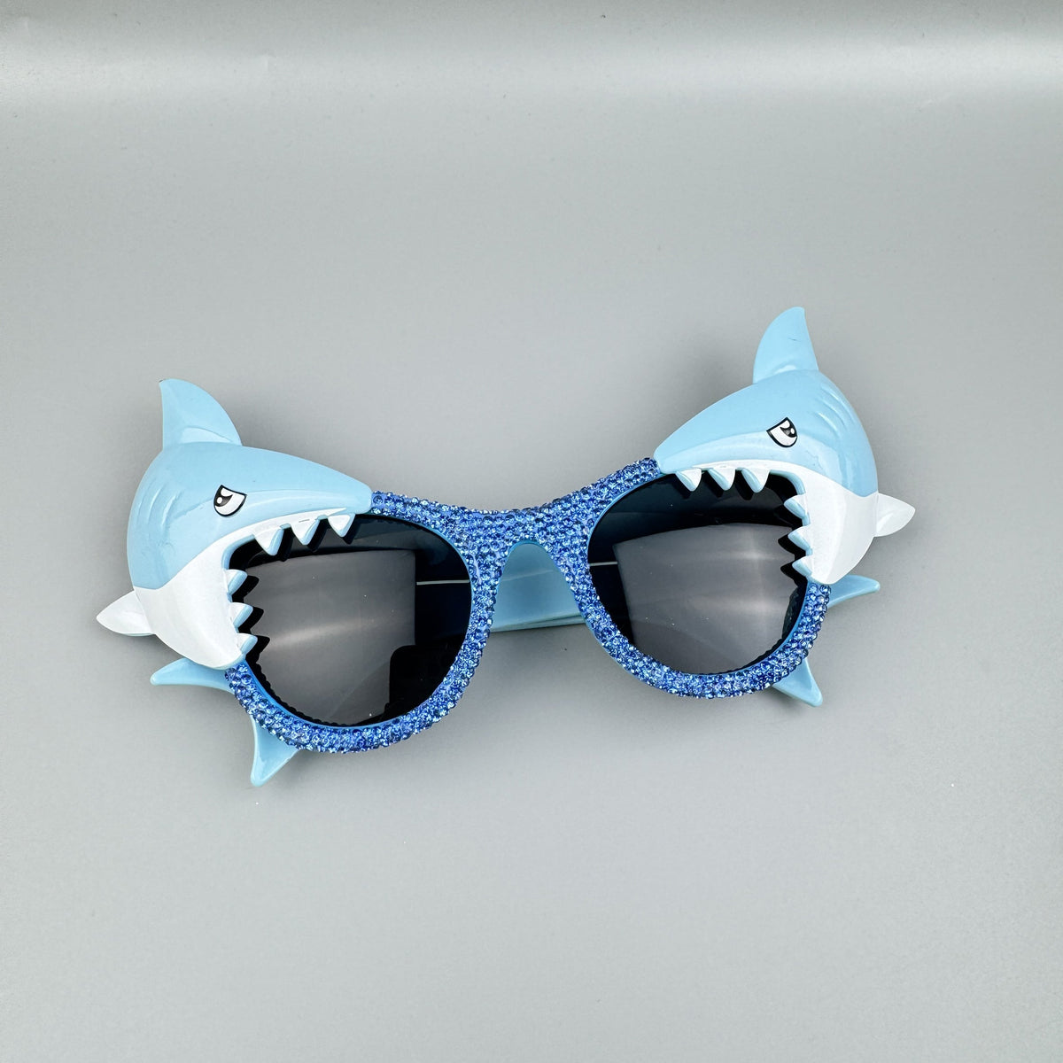 Handmade Rhinestone Shark Party Eyeglasses G0524