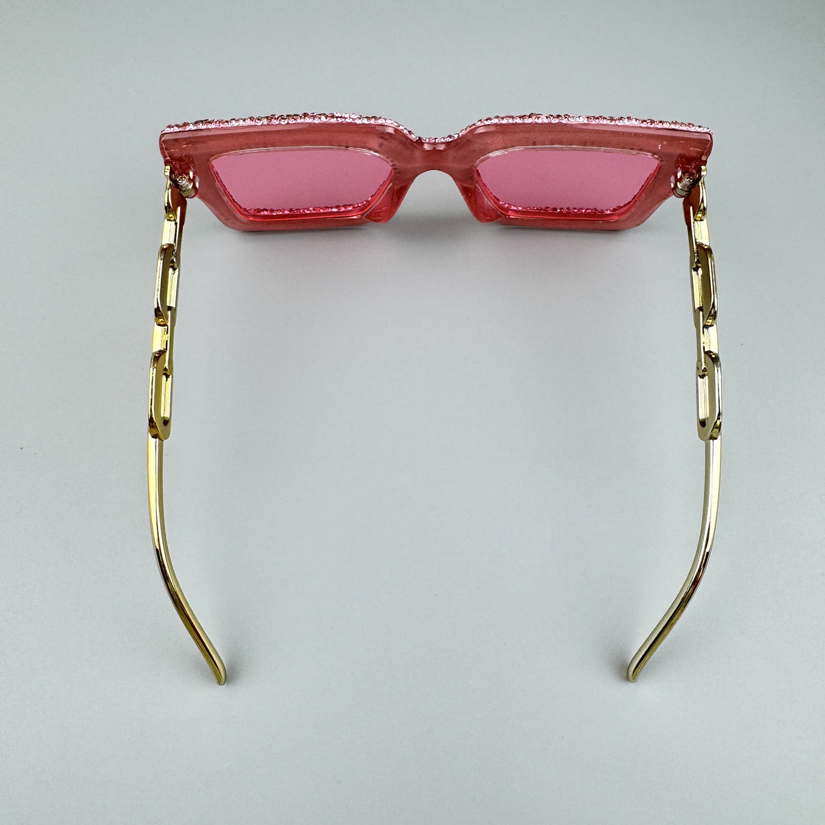 Handmade Rhinestone Stone Square Sunglasses G0529