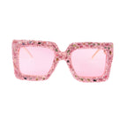 Handmade Rhinestone Stone Square Sunglasses G0529
