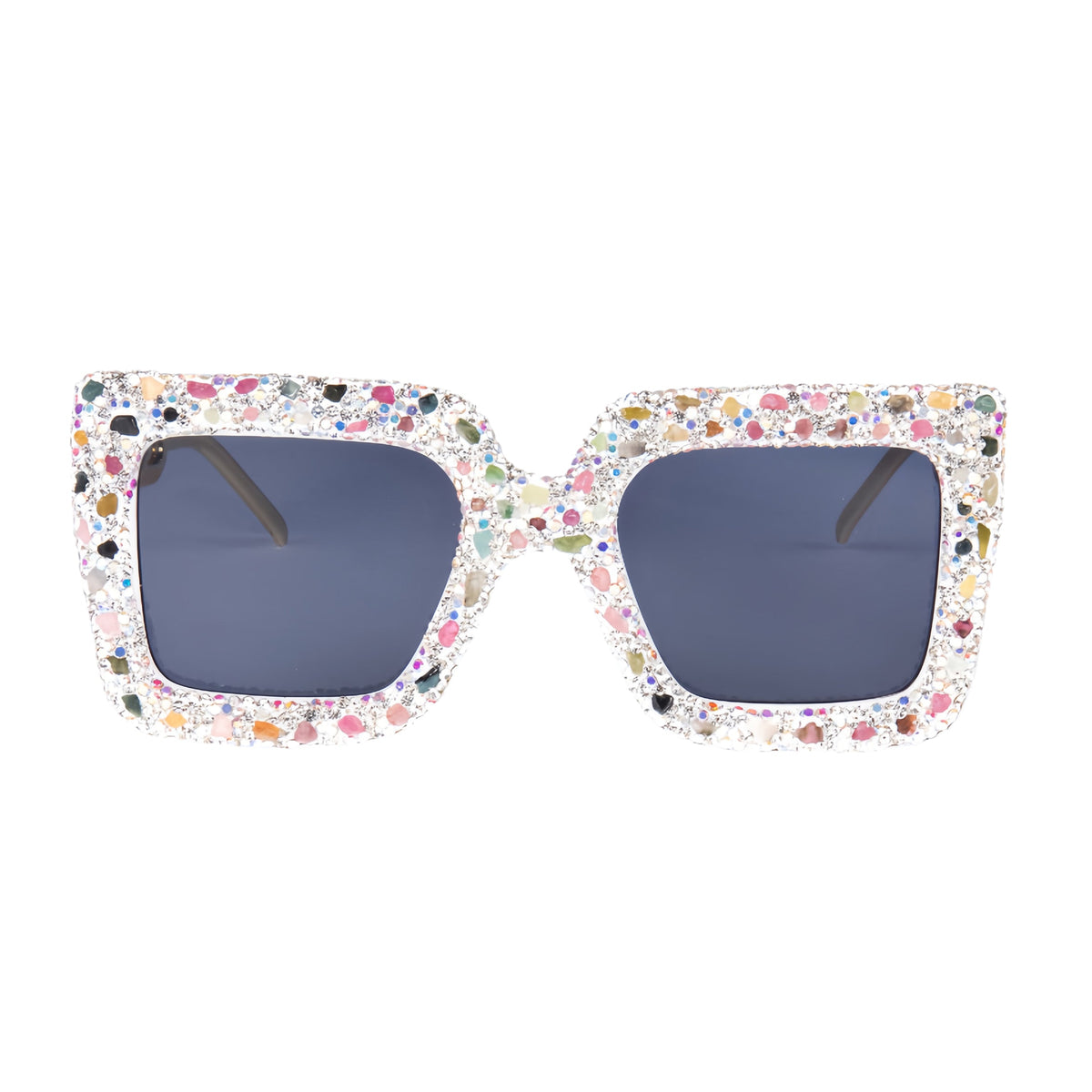 Handmade Rhinestone Stone Square Sunglasses G0530
