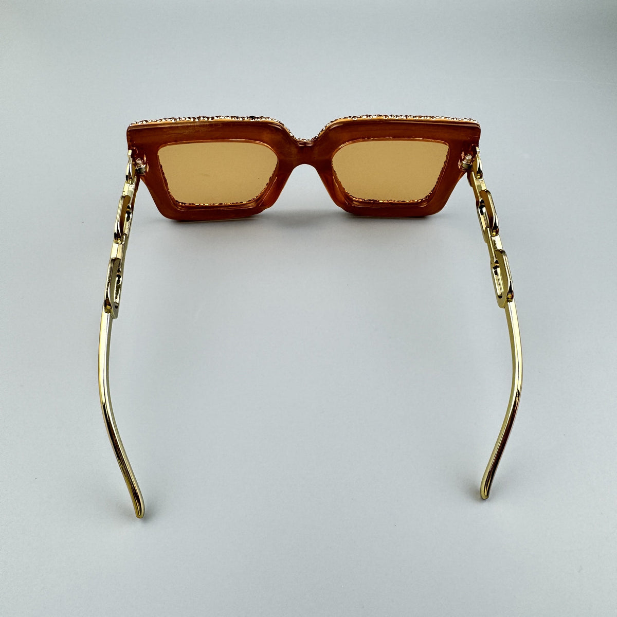 Handmade Rhinestone Stone Square Sunglasses G0532