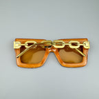 Handmade Rhinestone Stone Square Sunglasses G0532