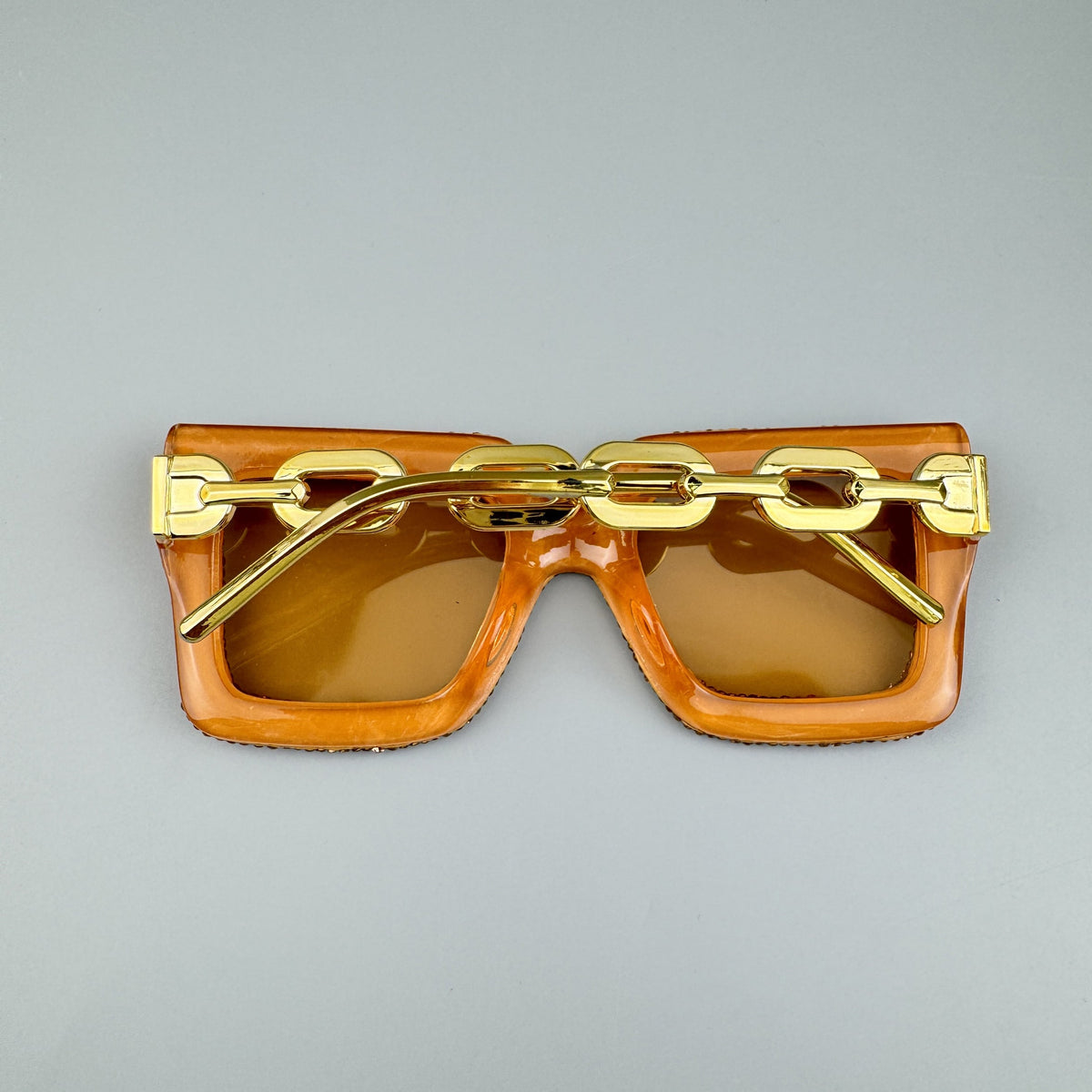 Handmade Rhinestone Stone Square Sunglasses G0532