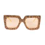 Handmade Rhinestone Stone Square Sunglasses G0532