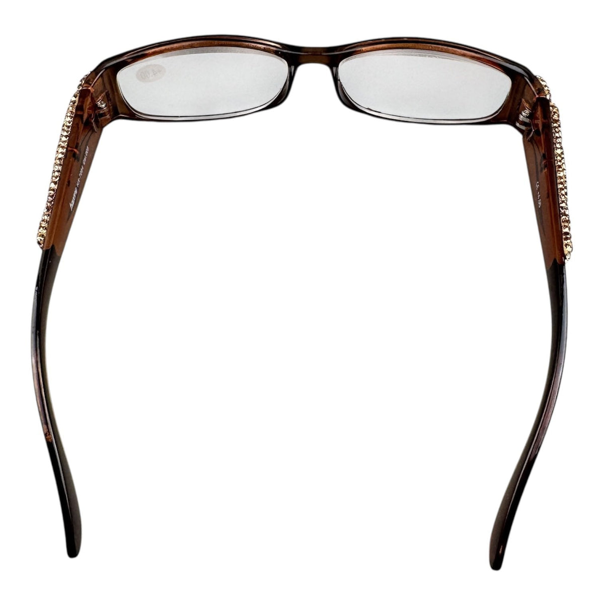 Handmade Rhinestone Rectangle Reader Glasses G0533