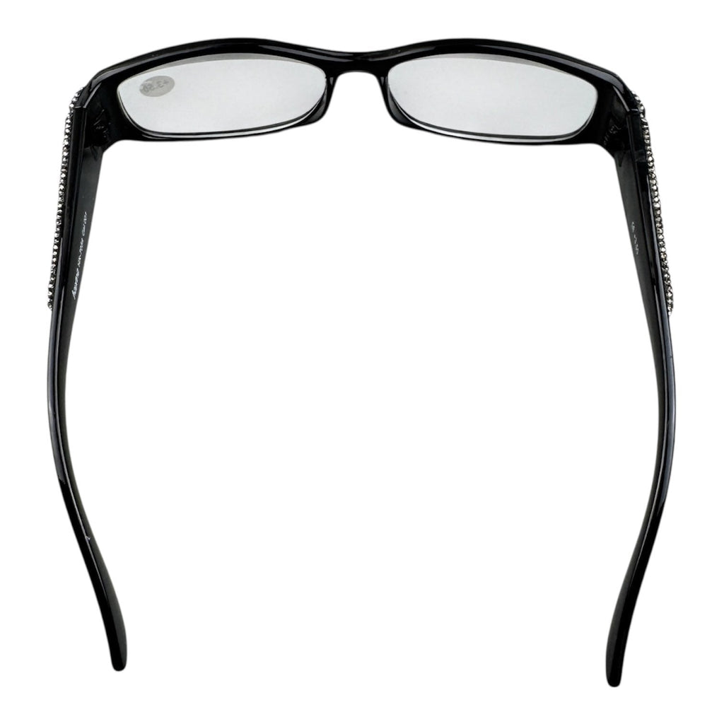 Handmade Rhinestone Rectangle Reader Glasses G0533