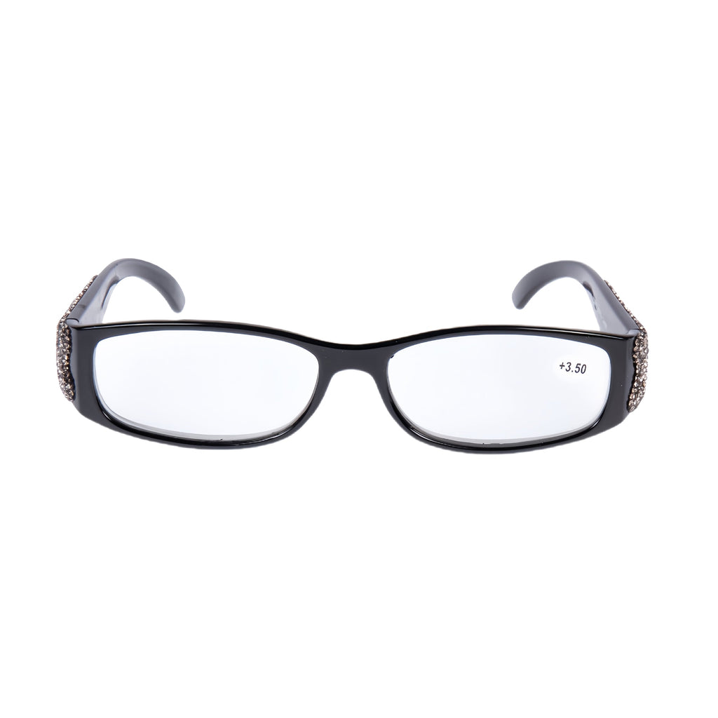 Handmade Rhinestone Rectangle Reader Glasses G0533