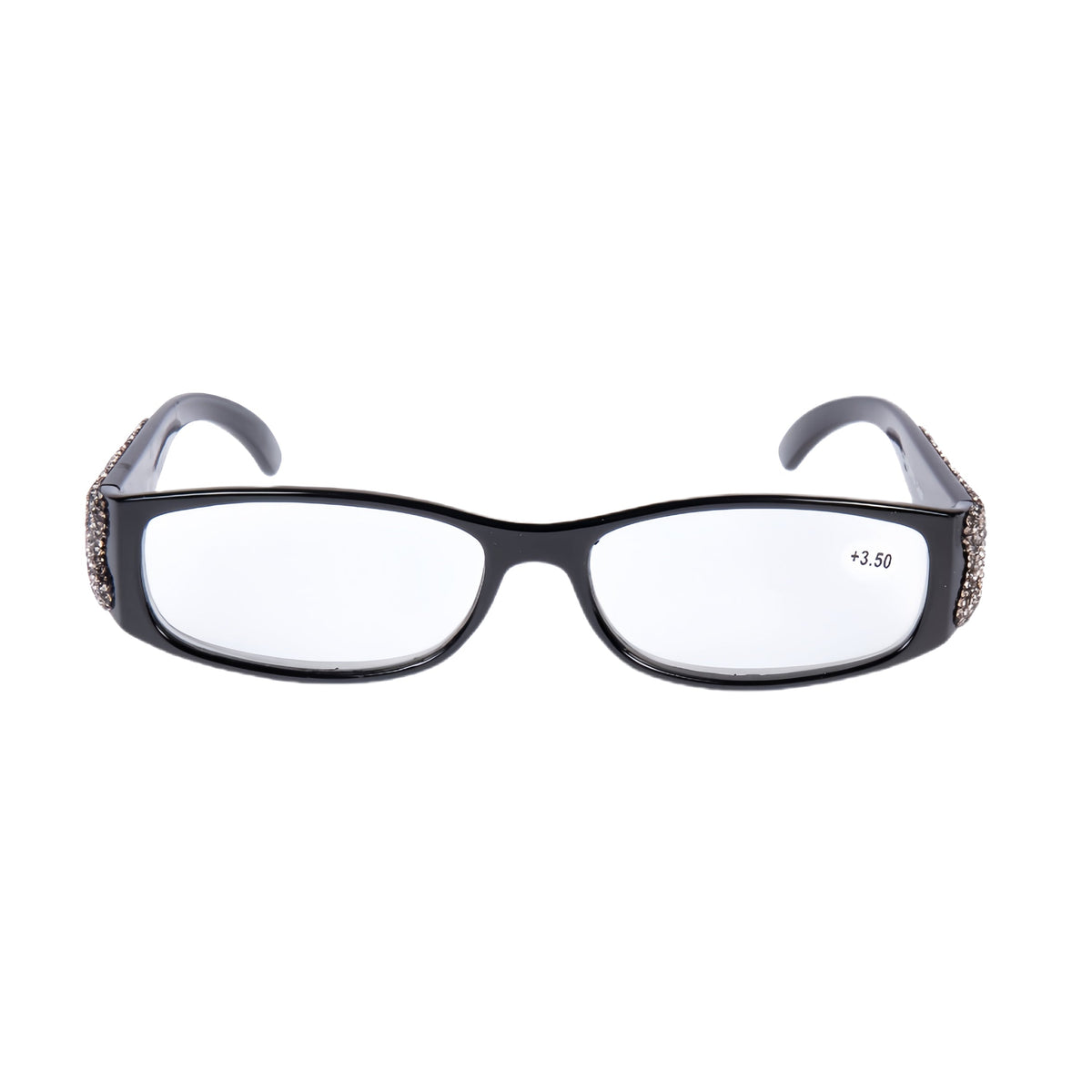 Handmade Rhinestone Rectangle Reader Glasses G0533