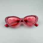 Handmade Rhinestone Cat Eye Sunglasses G0536