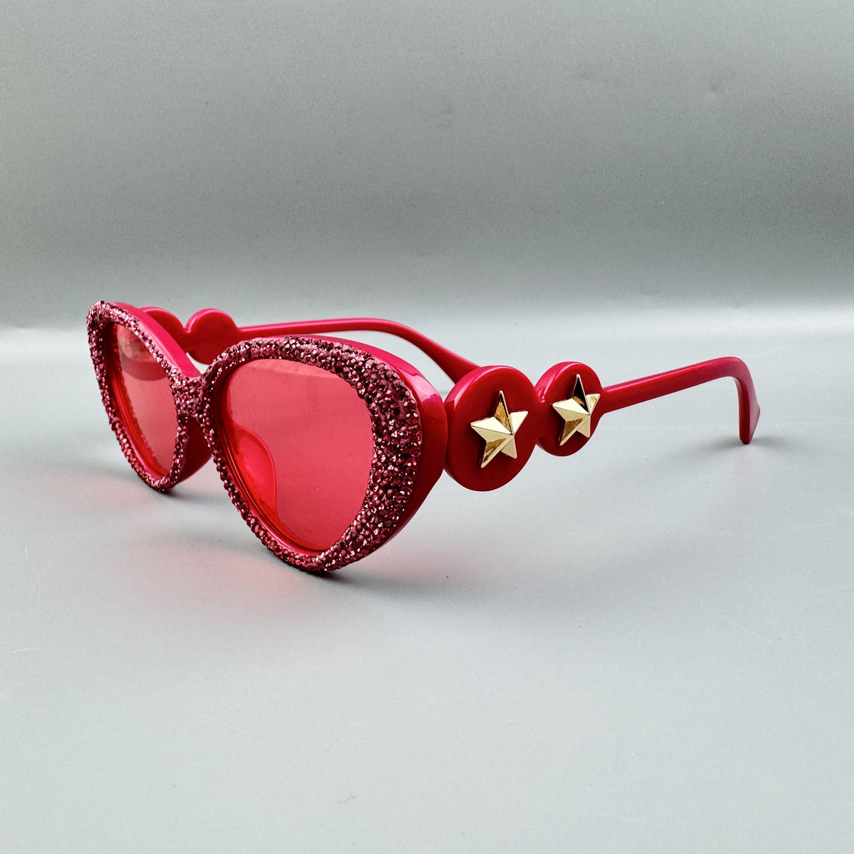 Handmade Rhinestone Cat Eye Sunglasses G0536