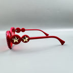 Handmade Rhinestone Cat Eye Sunglasses G0536