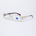 Handmade Rhinestone Rectangle Reader Glasses G0539