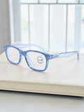 Handmade Rhinestone Rectangle Reader Glasses G0540