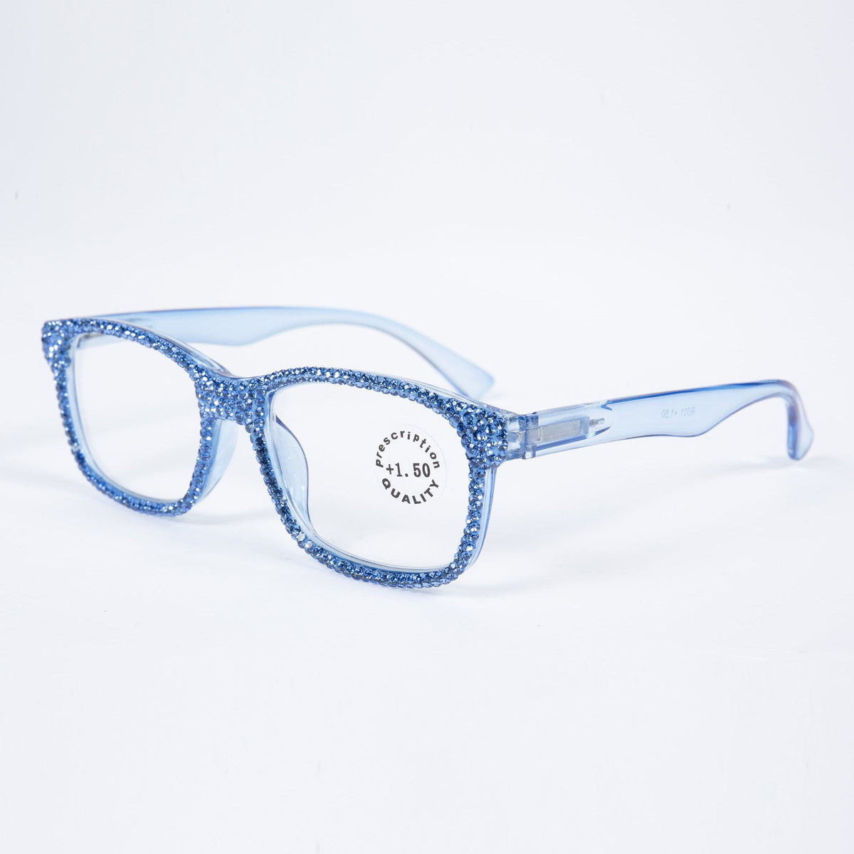 Handmade Rhinestone Rectangle Reader Glasses G0540