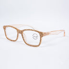 Handmade Rhinestone Rectangle Reader Glasses G0540