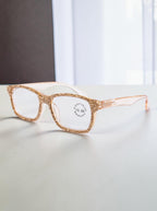 Handmade Rhinestone Rectangle Reader Glasses G0540
