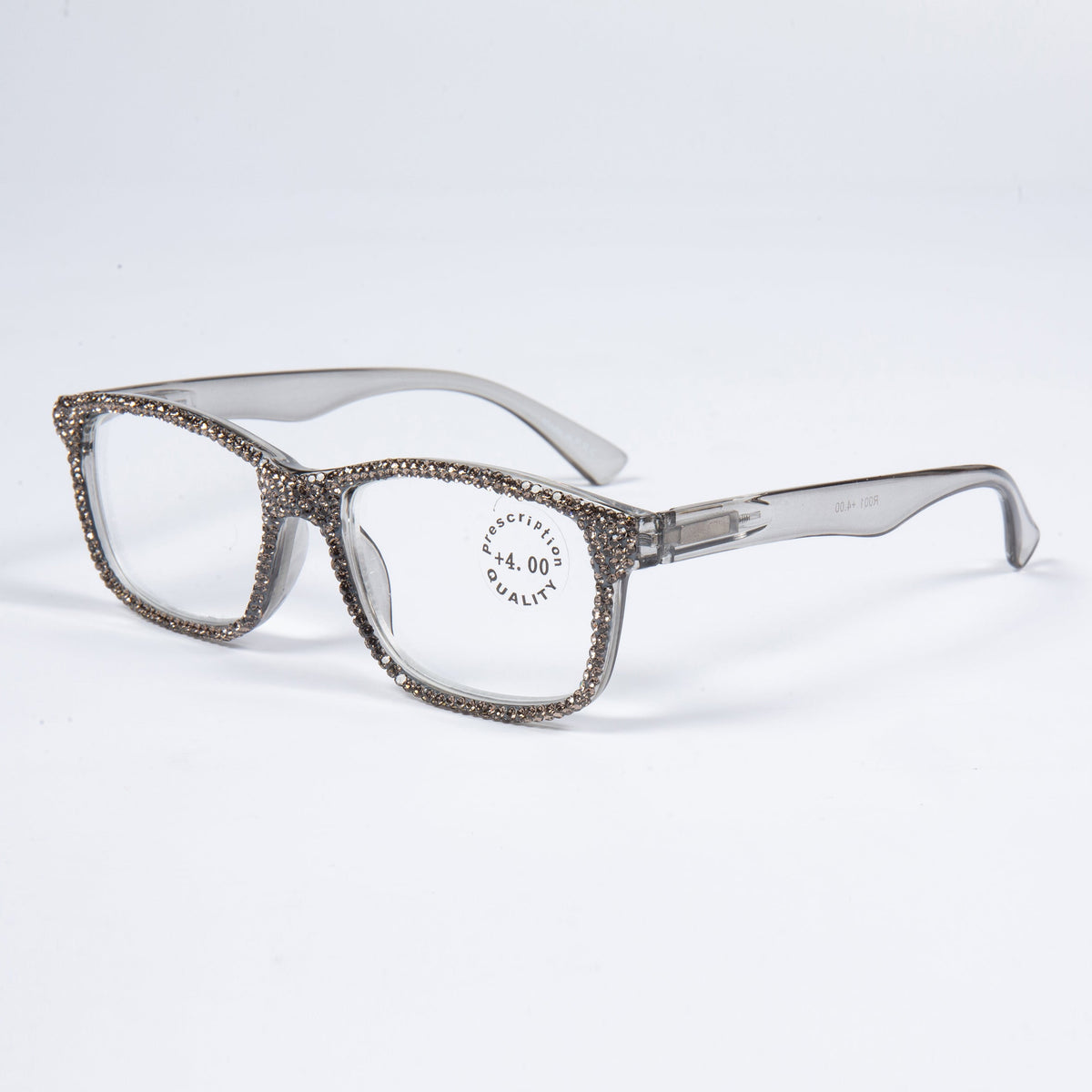 Handmade Rhinestone Rectangle Reader Glasses G0540
