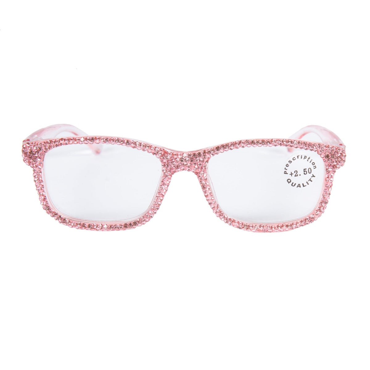 Handmade Rhinestone Rectangle Reader Glasses G0540