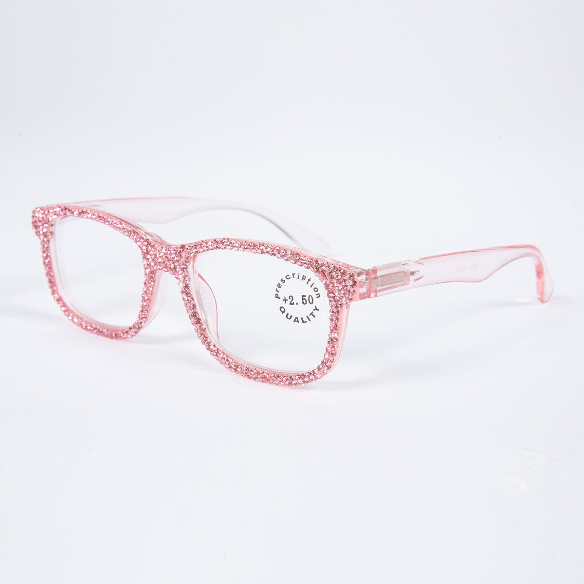Handmade Rhinestone Rectangle Reader Glasses G0540