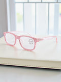 Handmade Rhinestone Rectangle Reader Glasses G0540