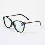 Handmade Rhinestone Rectangle Reader Glasses G0542