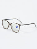 Handmade Rhinestone Rectangle Reader Glasses G0542